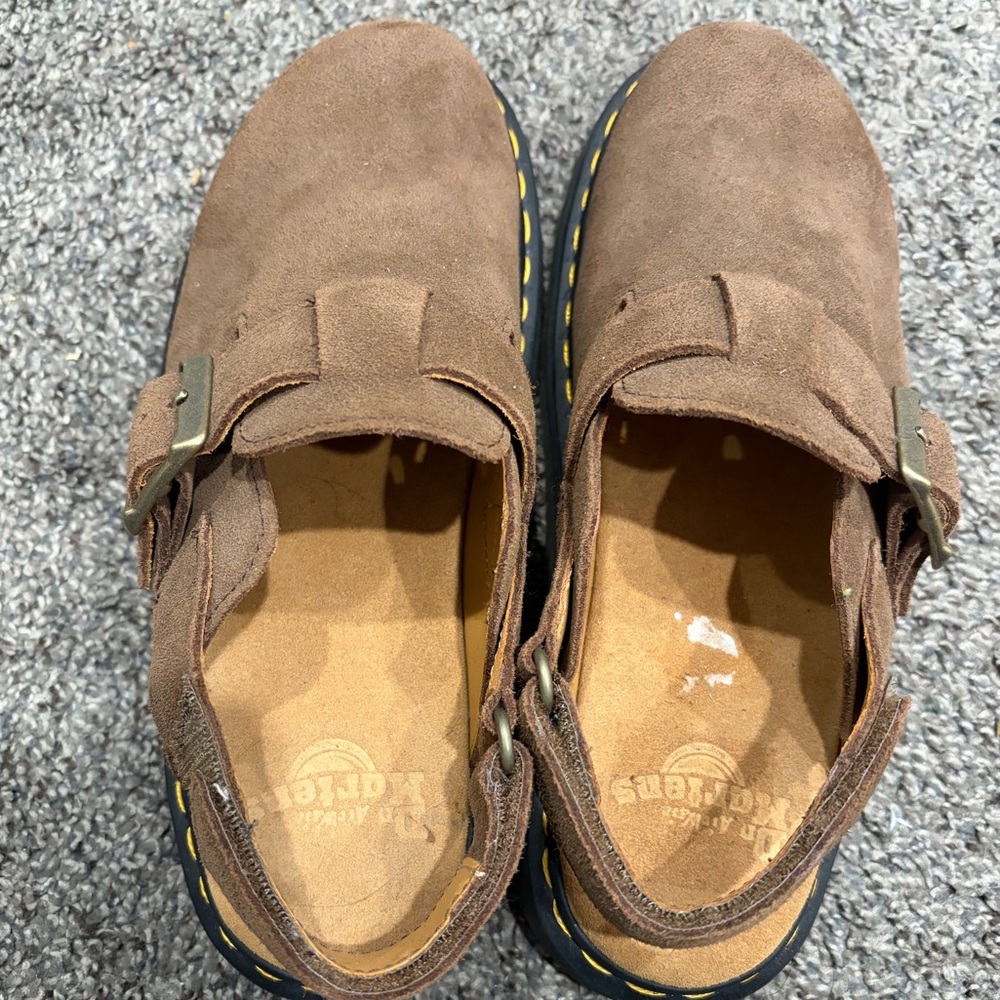 Brown Suede Dr. Martins - Picture 2 of 7